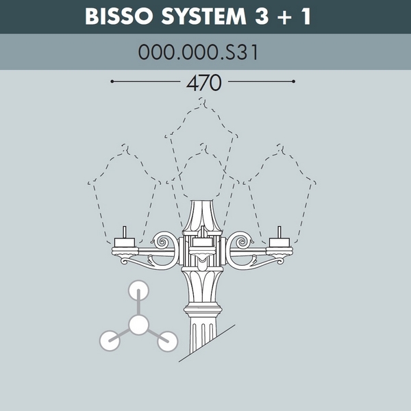 Консоль Fumagalli Bisso 000.000.S31.A0