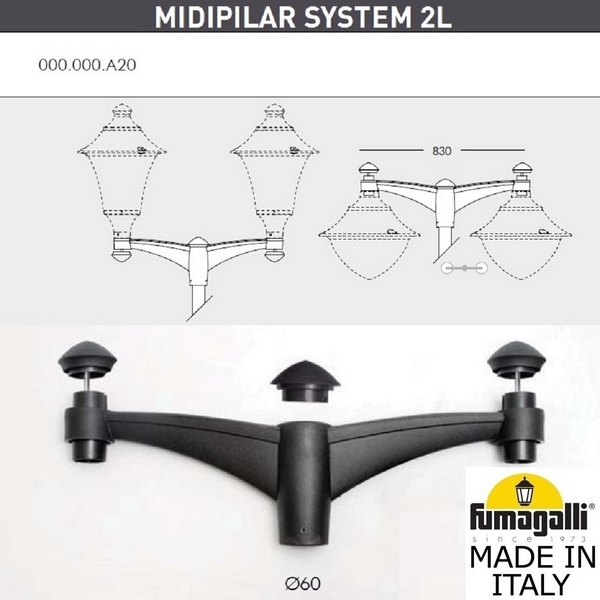 Консоль Fumagalli Midipilar 000.000.A20.A0