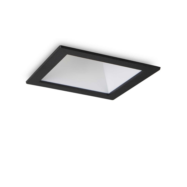 Встраиваемый светильник светодиодный GAME BK WH Ideal Lux SQUARE 11W 3000K GAME SQUARE BK WH