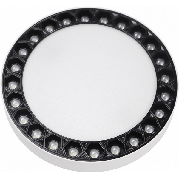 Светильник потолочный iLedex Mercury 5552-24W-D165-3/4K-WH+BK