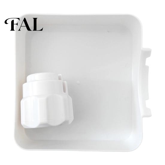 Washing Machine Drip Tray Pan, Leak-Proof Drain Tray, Heavy-Duty Plastic Drainage Mat for Appliances Floor Protector, Laundry Room Front-Load Washers A white Joybox