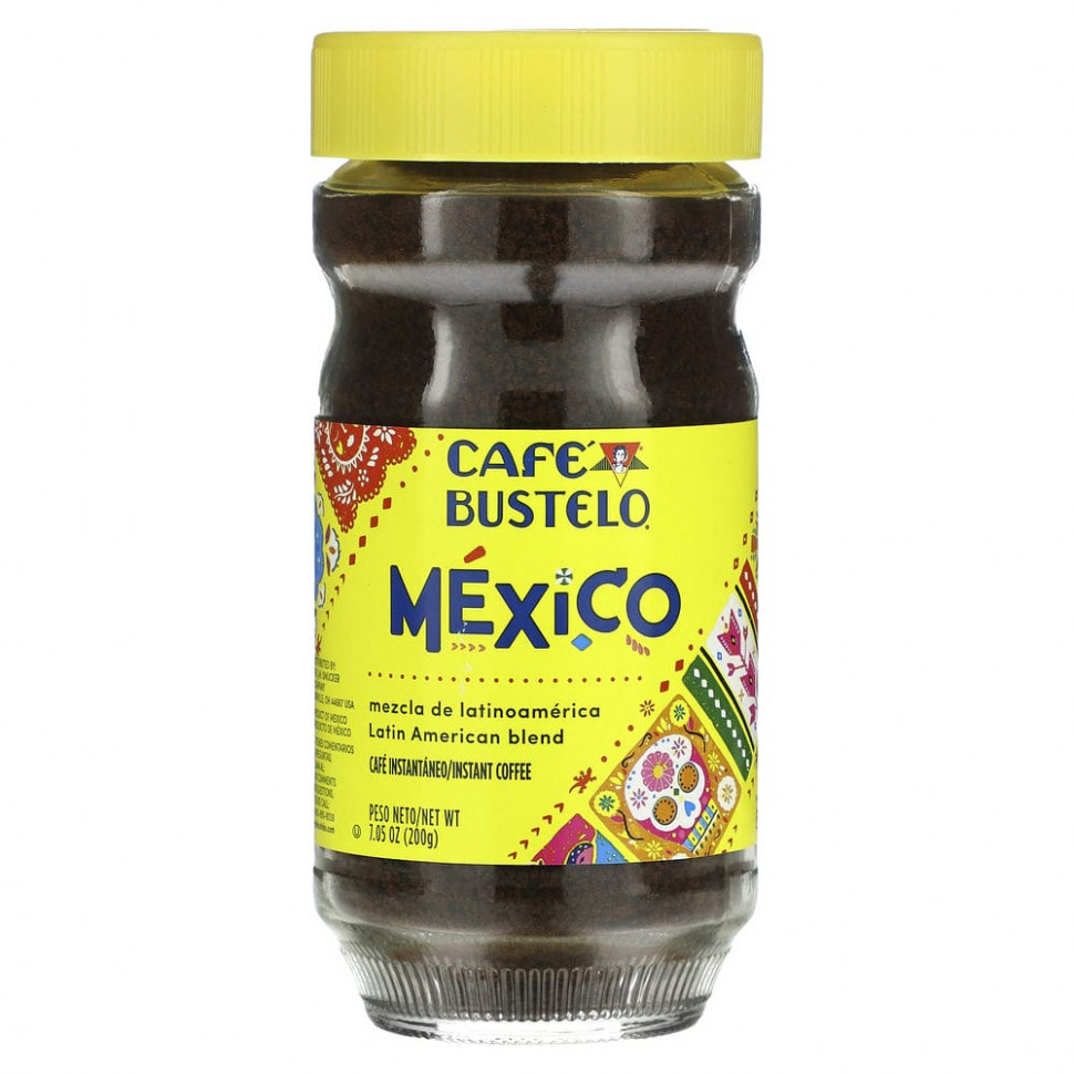 Café Bustelo, Растворимый кофе, латиноамериканская смесь, 200 г (7,05 унции) CBL-28999