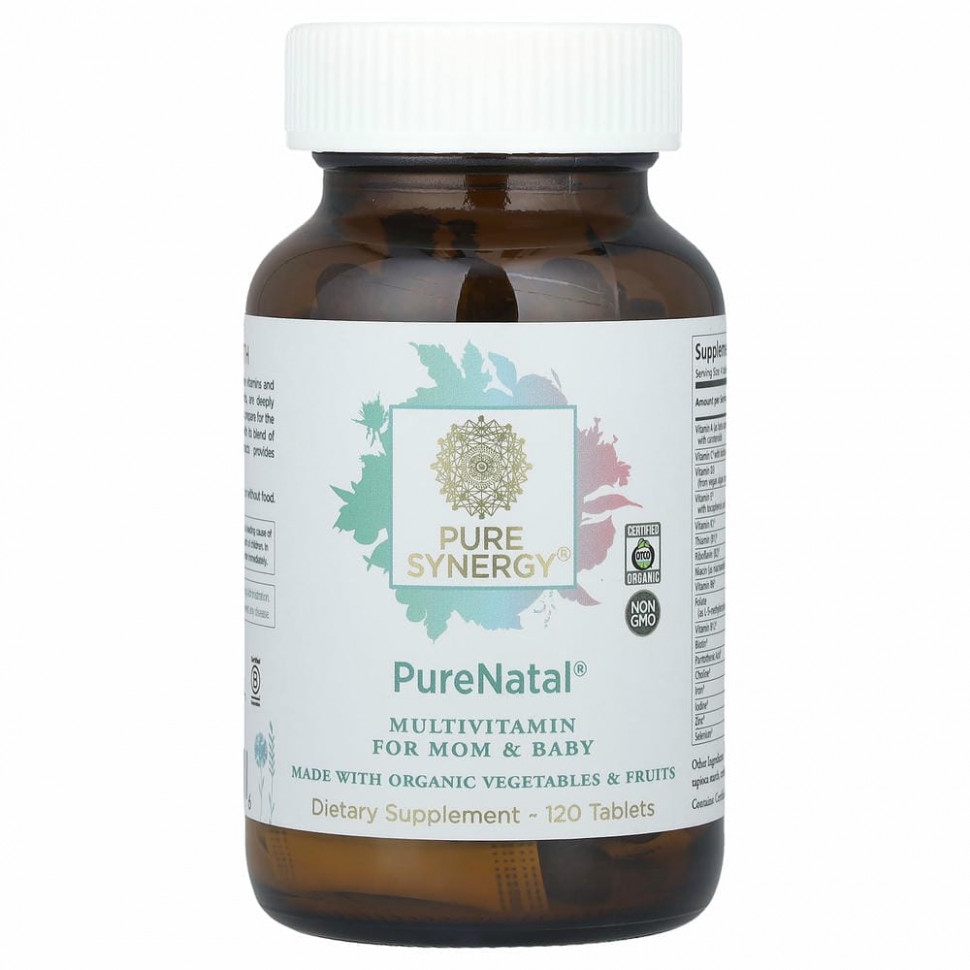 Pure Synergy, PureNatal, 120 таблеток SYN-00415