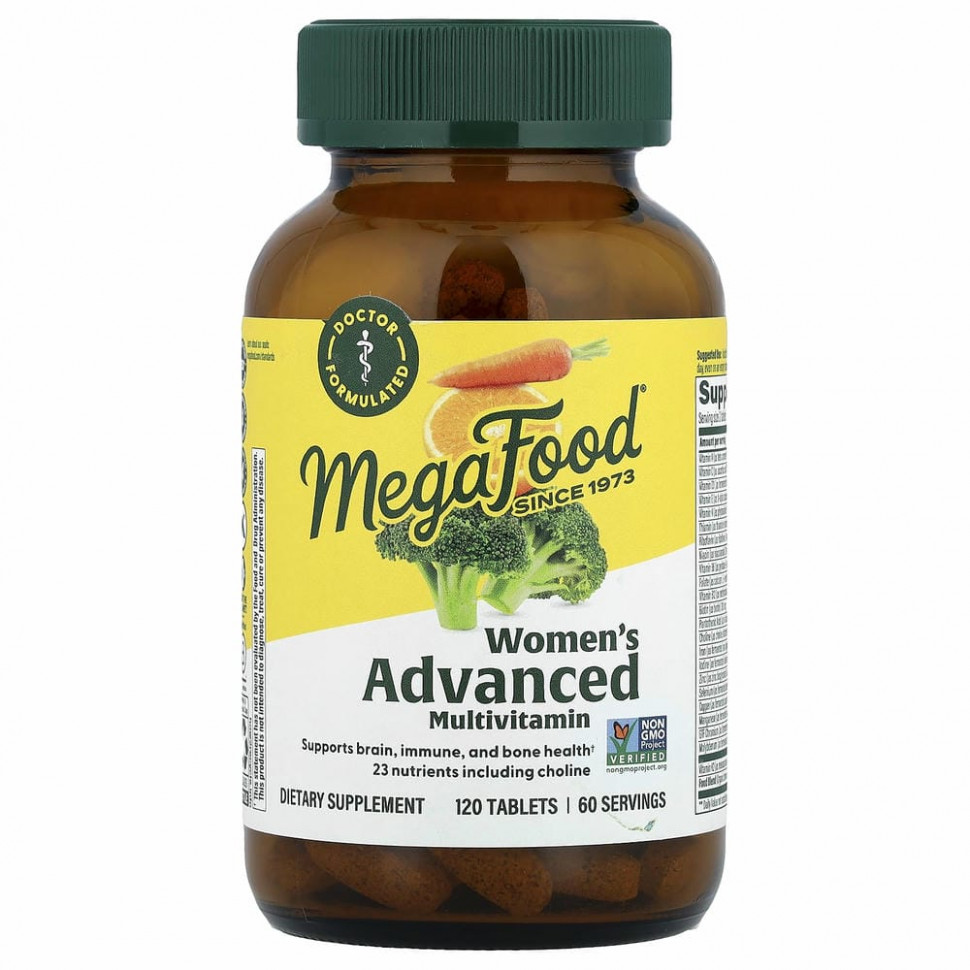 MegaFood, Multi for Women, комплекс витаминов и микроэлементов для женщин, 120 таблеток Мегафудс MGF-10324