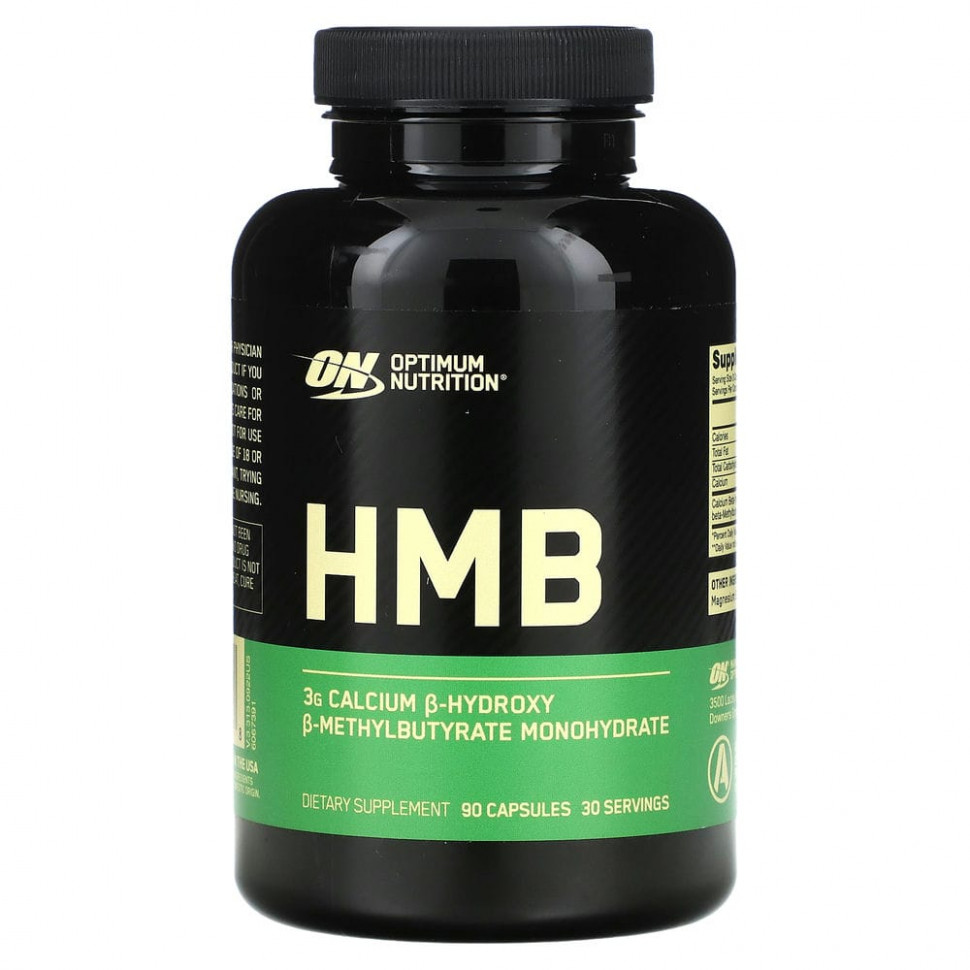 Optimum Nutrition, HMB 1000 Caps, 90 капсул Оптимум Нутришэн OPN-02313