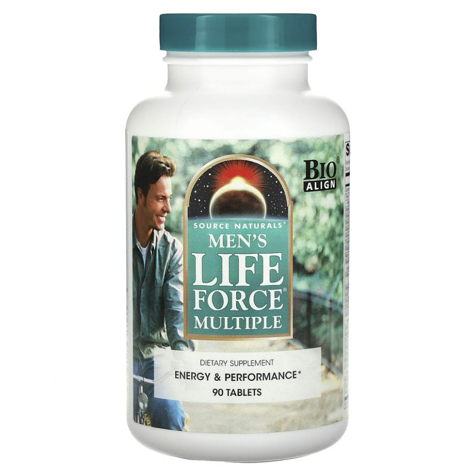 Source Naturals, Men's Life Force Multiple, 90 таблеток SNS-01919