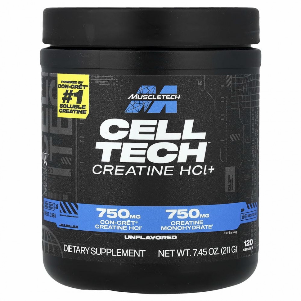 Muscletech, Performance Series, Creactor, креатин гидрохлорид, без ароматизаторов, 235 г (8,30 унции) Мусклетек MSC-70817