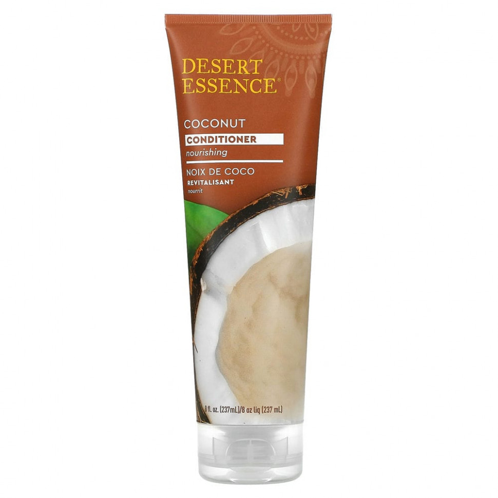 Desert Essence, кондиционер, кокос, 237 мл (8 жидк. унций) Дезерт Эссенс DES-33785