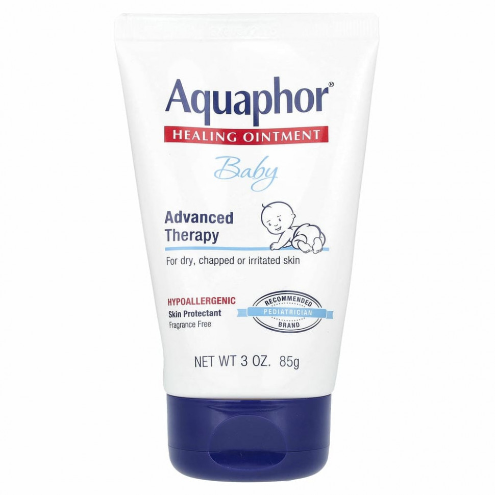 Aquaphor, Детская лечебная мазь, 85 г (3 унции) Акауфор AQP-63377