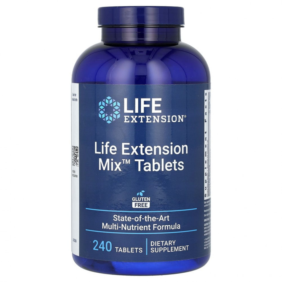 Life Extension, Life Extension Mix Tablets, 240 Tablets Лайф Экстэншн LEX-23552