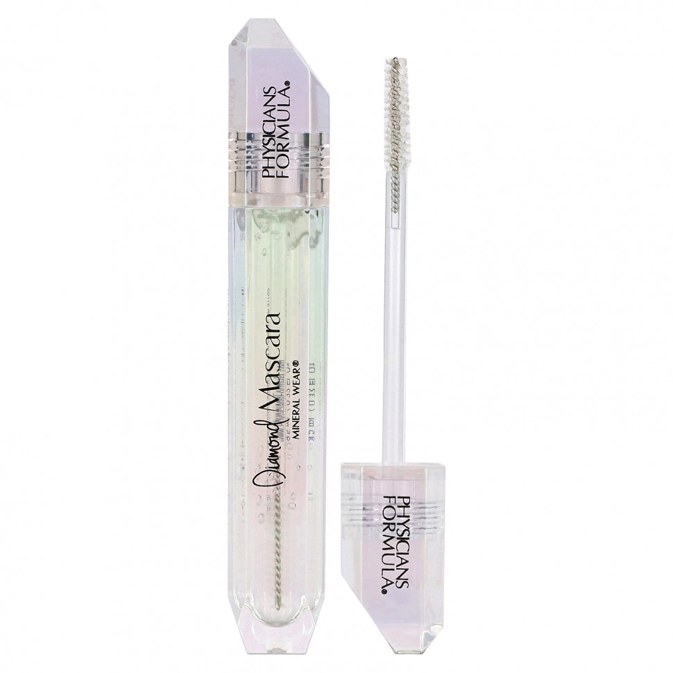 Physicians Formula, Mineral Wear, Diamond Mascara, прозрачная тушь 5-в-1, Clear Diamond, 9,5 мл (0,32 жидк. Унции) PFI-11954