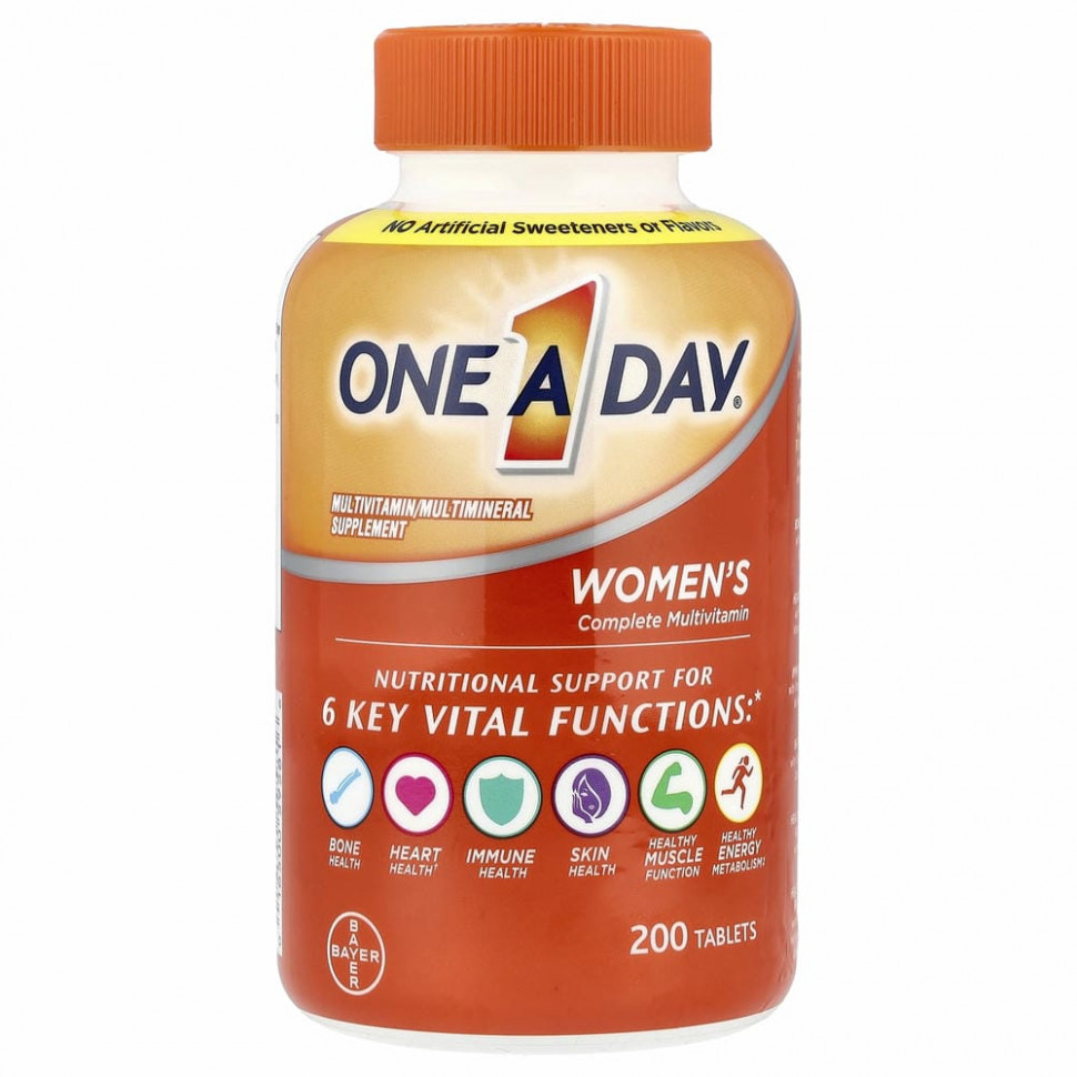 One-A-Day, One A Day, мультивитаминный комплекс для женщин, 200 таблеток OAD-59581