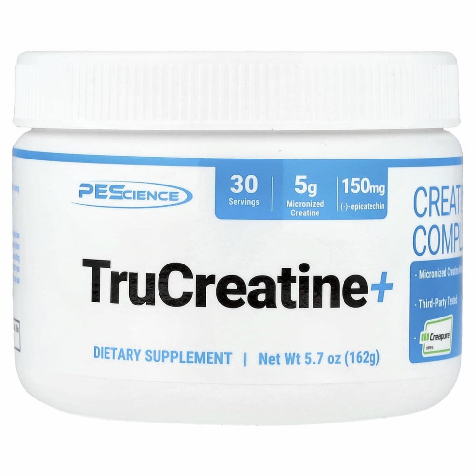 PEScience, TruCreatine +, креатиновый комплекс, 161 г (5,67 унции) PEC-54334