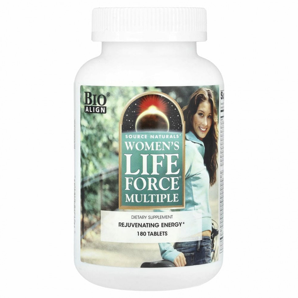 Source Naturals, Women's Life Force Multiple, 180 таблеток SNS-01917