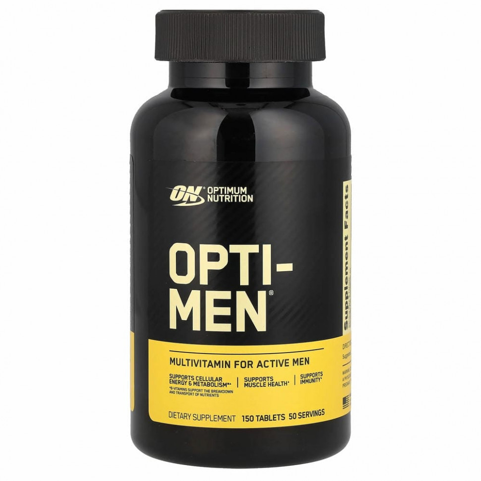 Optimum Nutrition, Opti-Men, 150 таблеток Оптимум Нутришэн OPN-05227