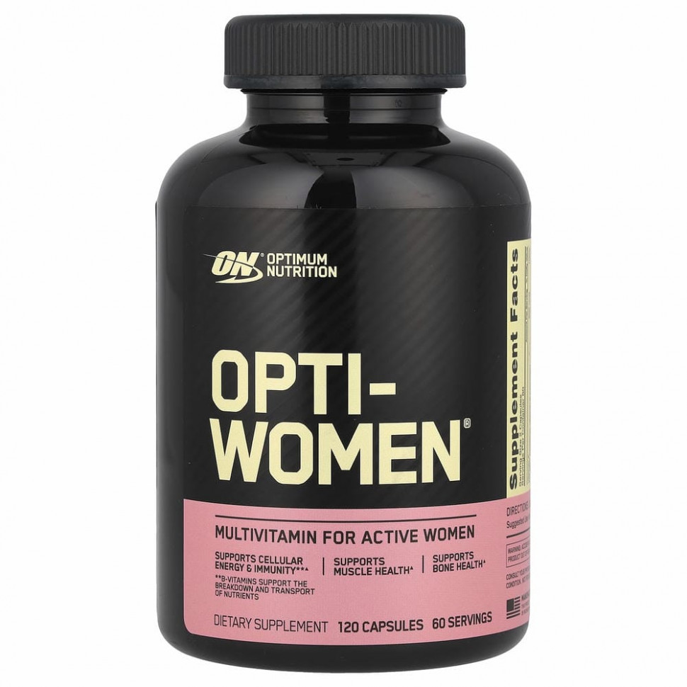 Optimum Nutrition, Opti-Women, 120 капсул Оптимум Нутришэн OPN-02452
