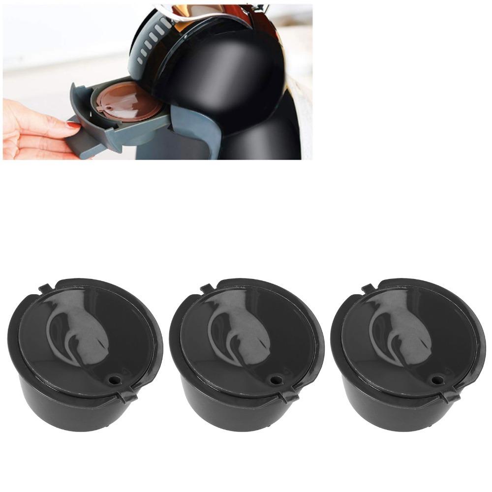 Refillable Feature Refillable Coffee Capsule Coffee Machine Accessory  For Rich Crema Version чёрный FVmunme