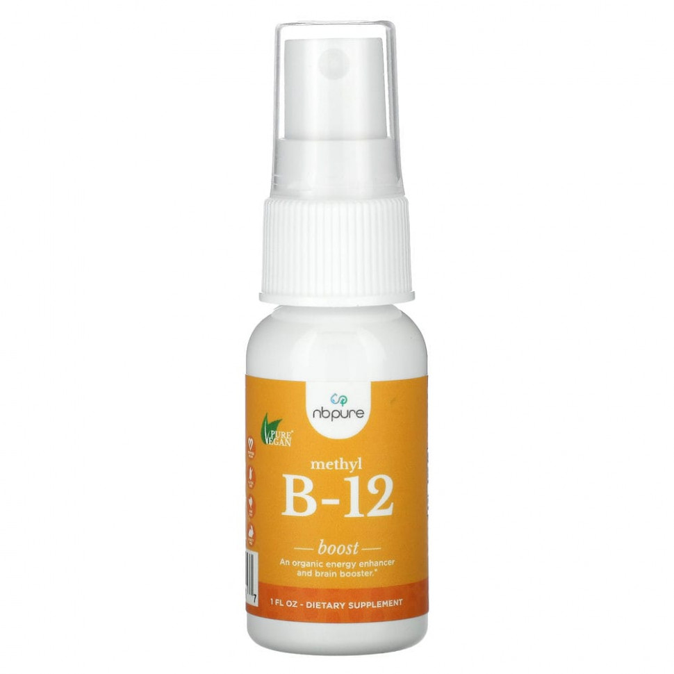 NB Pure, метил B12, спрей, укрепление, 30 мл (1 жидк. унция) PUV-71001