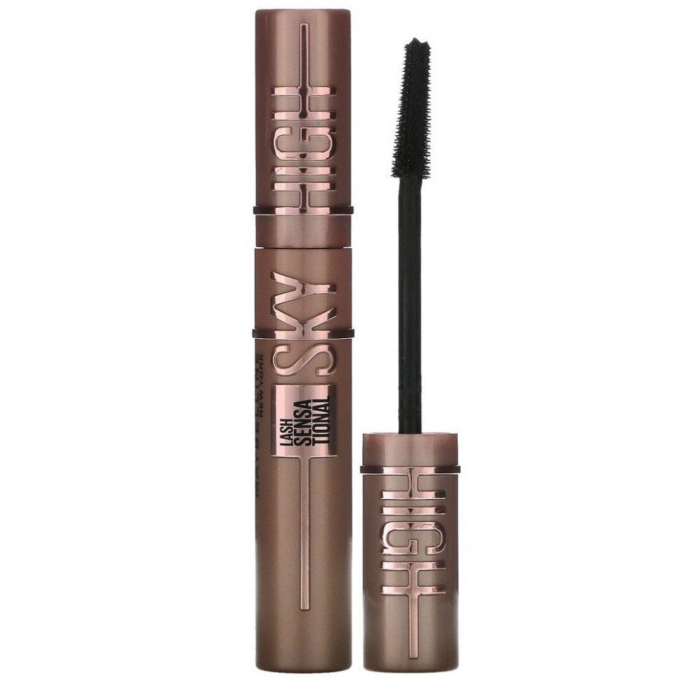 Maybelline, Lash Sensational, Sky High Mascara, 801 Very Black, 7,2 мл (0,24 жидк. Унции) MBY-59050