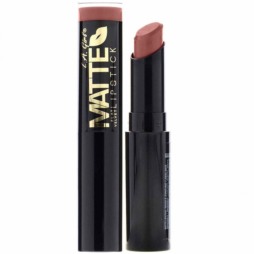 L.A. Girl, Губная помада Matte Flat Velvet, оттенок Snuggle, 3 г Л Эй Герл LAG-35812