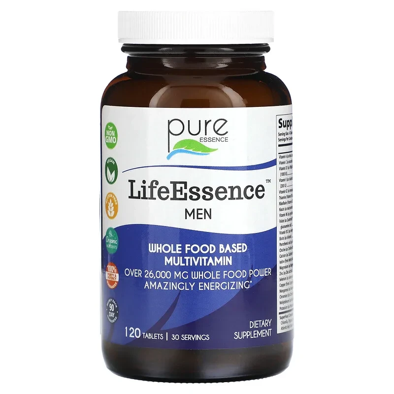 Pure Essence, LifeEssence для мужчин, 120 таблеток Пуре Есеенс PUR-05003
