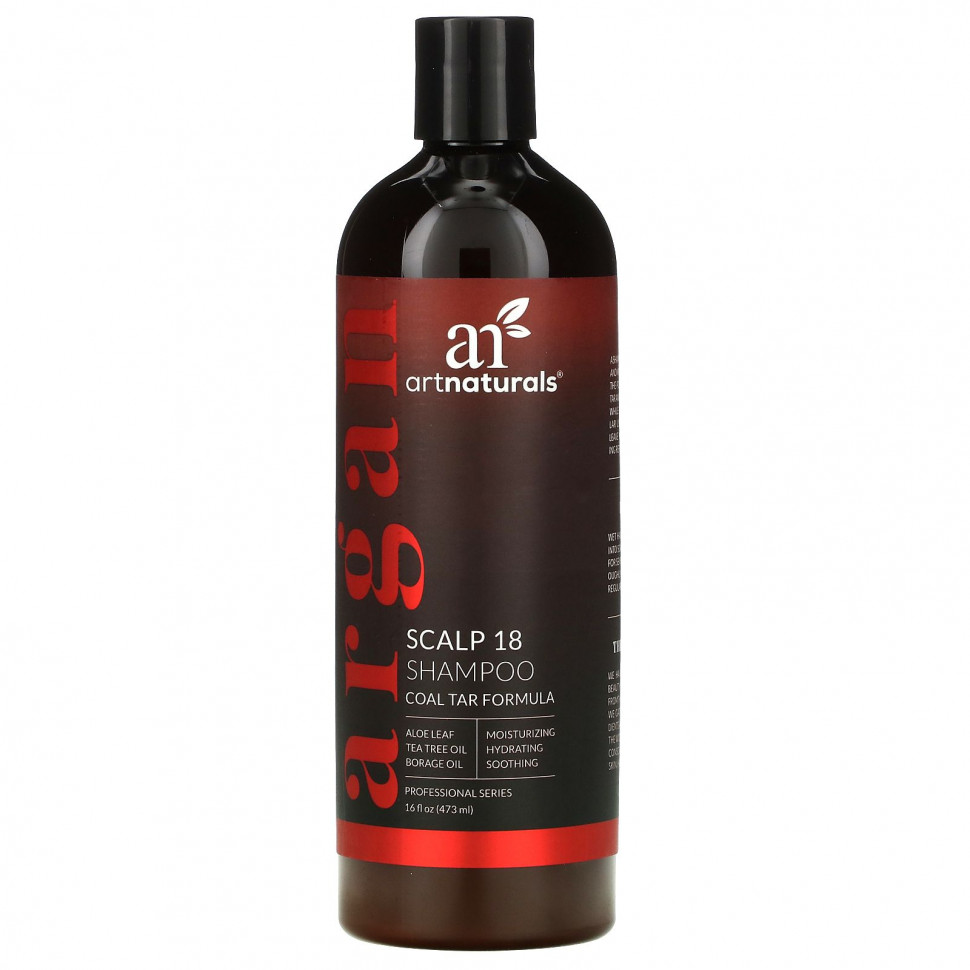 Artnaturals, Шампунь Scalp 18, формула с коксовым дегтем, 473 мл (16 жидких унций) Арт Натуралс RNA-02014