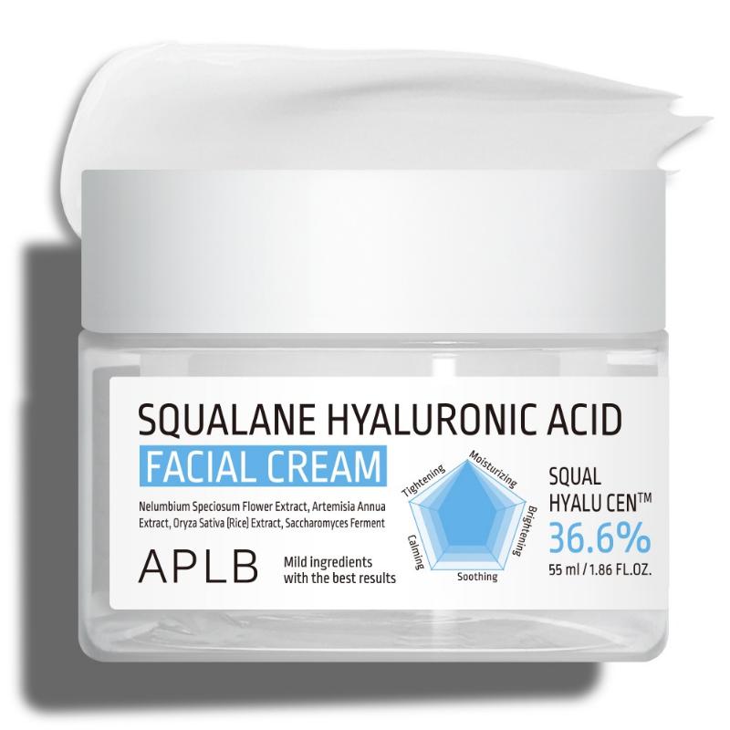 Крем для лица с гиалуроновой кислотой APLB Squalane 55 мл 55ml white