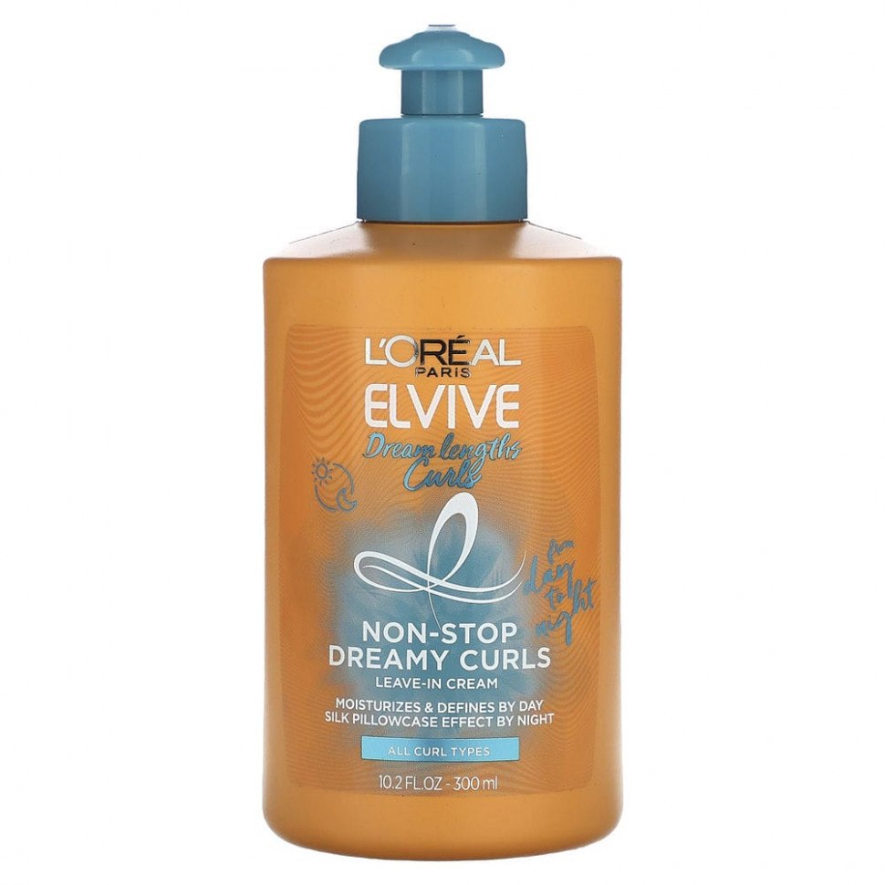 L'Oréal, Elvive, Dream Lengths Curls, несмываемый крем, 300 мл (10,2 жидк. Унции) LOE-65104