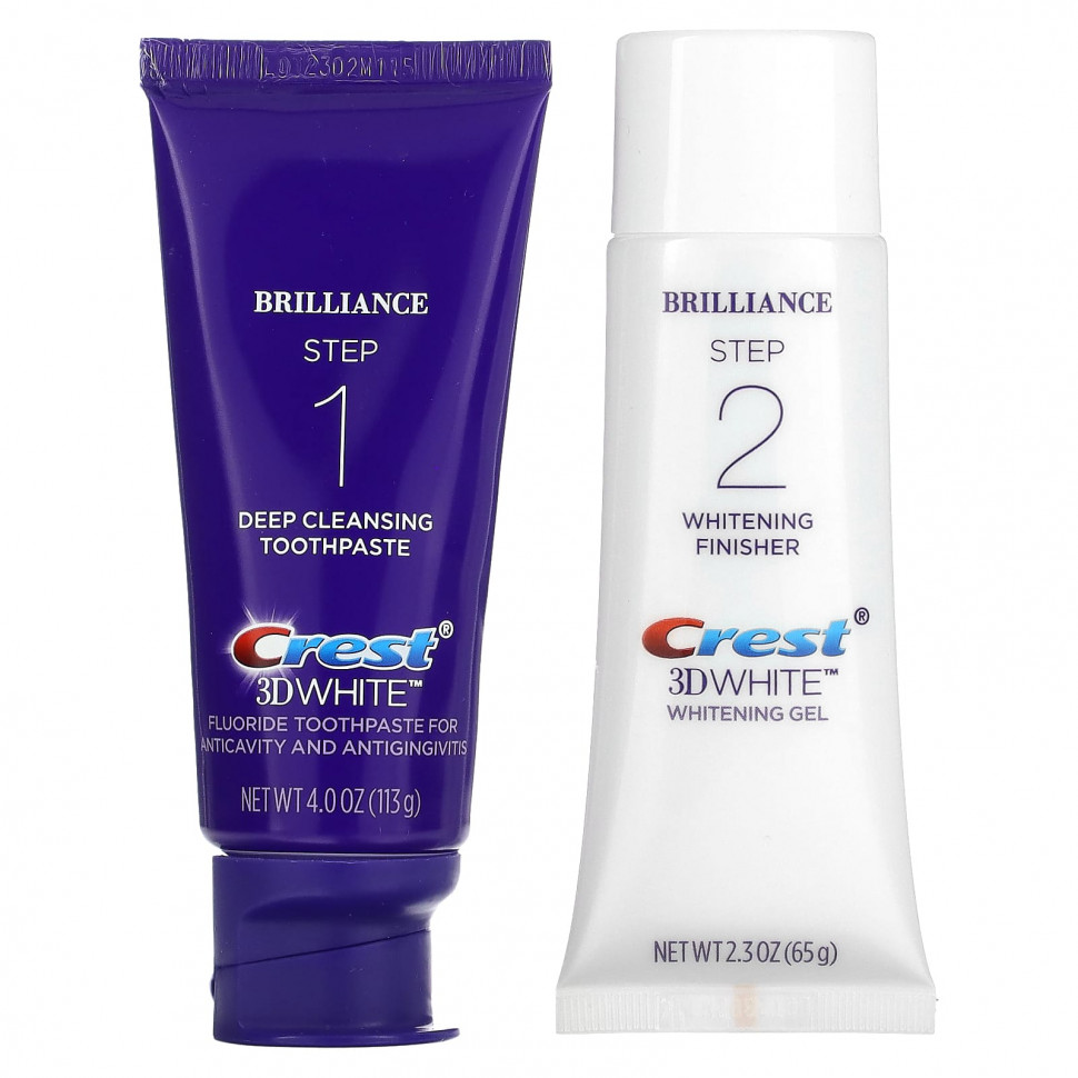 Crest, 3D White, ежедневное двухэтапное отбеливание, 1 набор CRR-93878