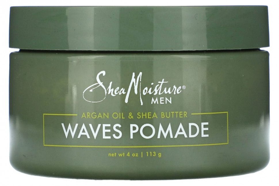 SheaMoisture, Men, Waves Pomade, аргановое масло и масло ши, 113 г (4 унции) SMT-01573