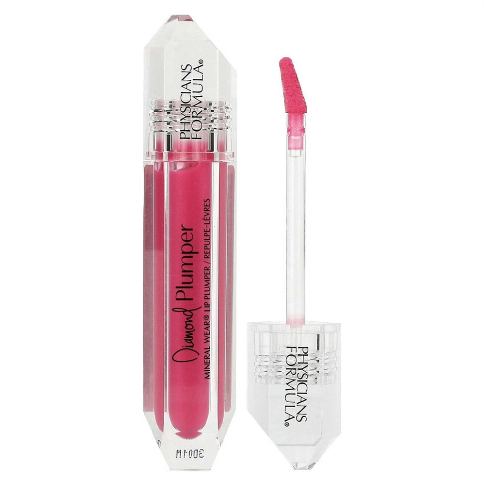 Physicians Formula, Diamond Plumper, Mineral Wear Lip Plumber, Pink Radiant Cut, 5 мл (0,17 унции) Физишэнс Формула Инк PFI-11778