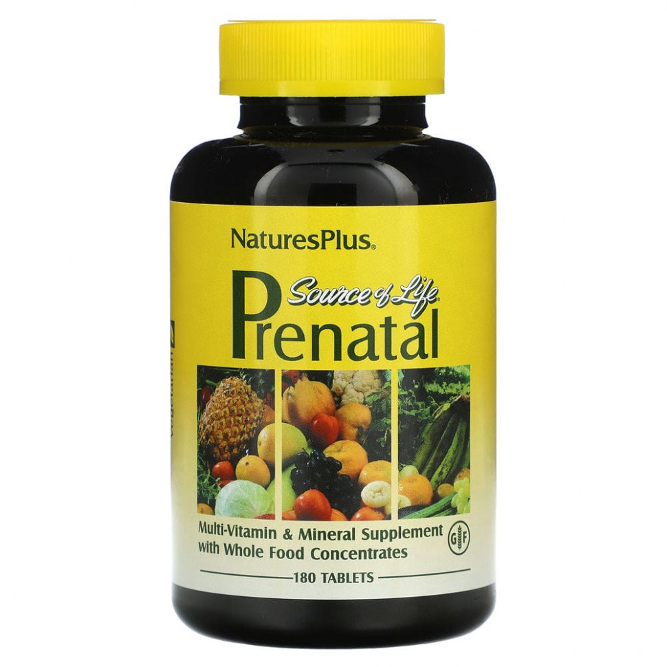 NaturesPlus, Source of Life, для беременных, 180 таблеток Натурес Плюс NAP-03092