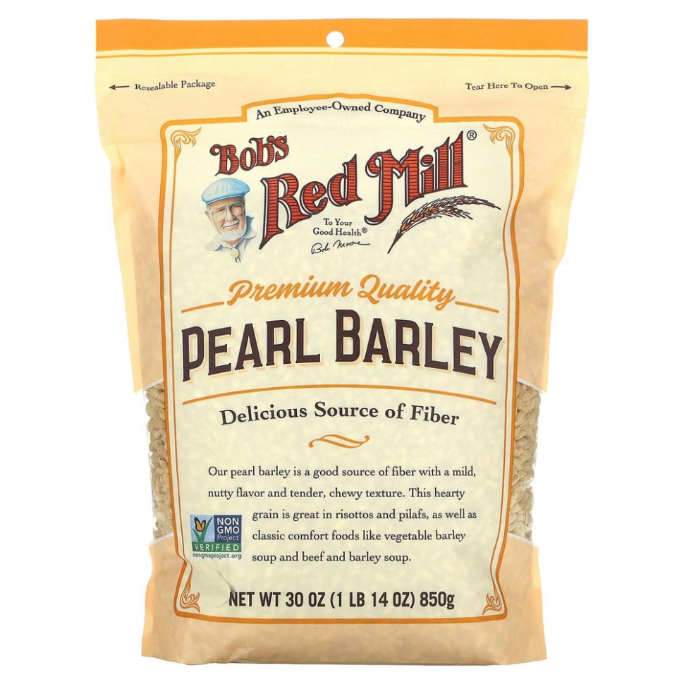 Bob's Red Mill, Перловая крупа, 850 г (1 фунт 14 унций) BRM-11403