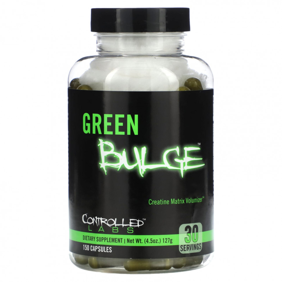 Controlled Labs, Green Bulge, Creatine Matrix Volumizer, 150 капсул COL-00128