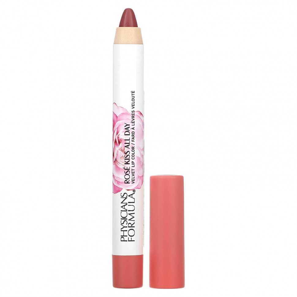 Physicians Formula, Rose Kiss All Day, бархатная краска для губ, I Do, 4,3 г (0,15 унции) PFI-11511