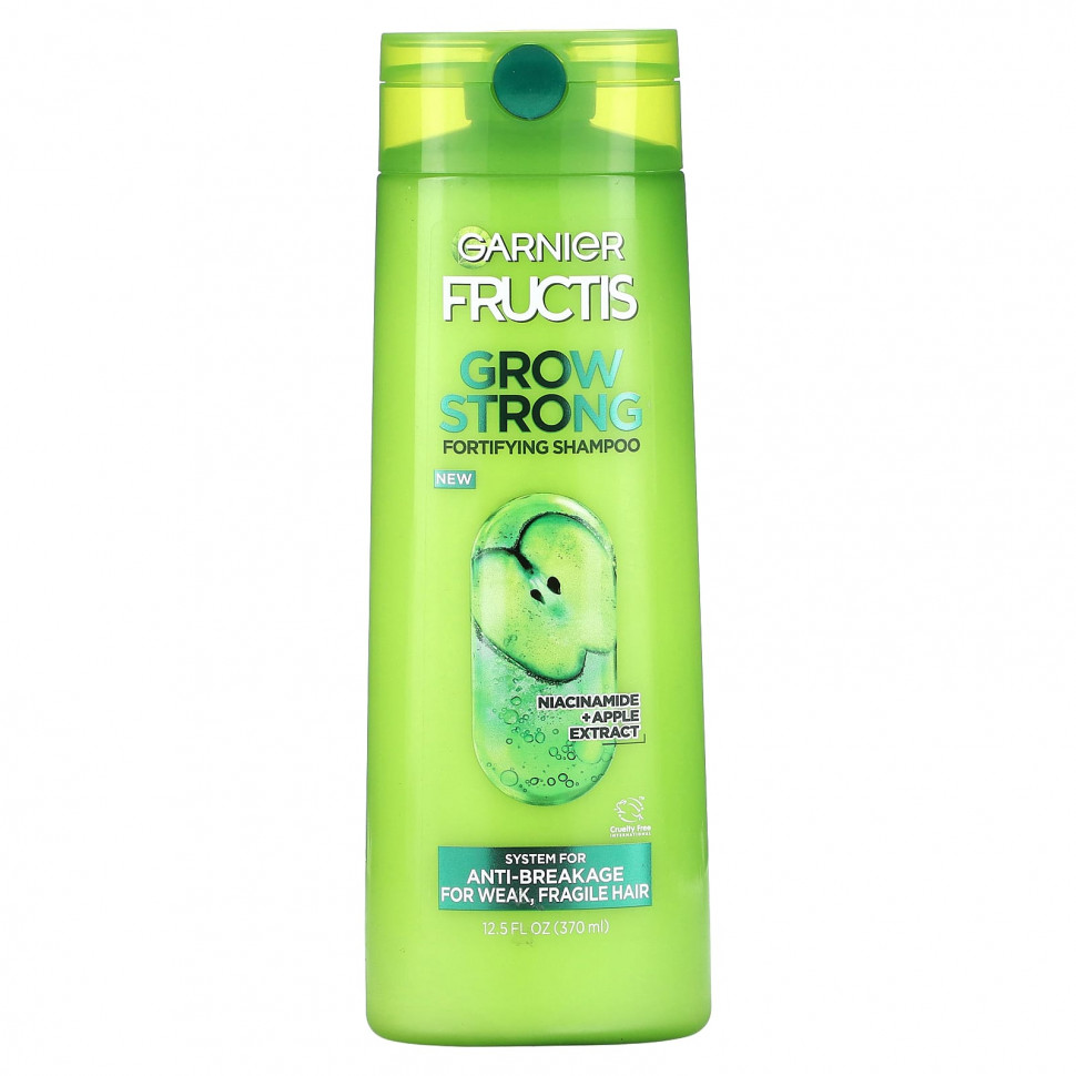 Garnier, Укрепляющий шампунь, Grow Strong, 370 мл (12,5 жидк.) GNR-49183