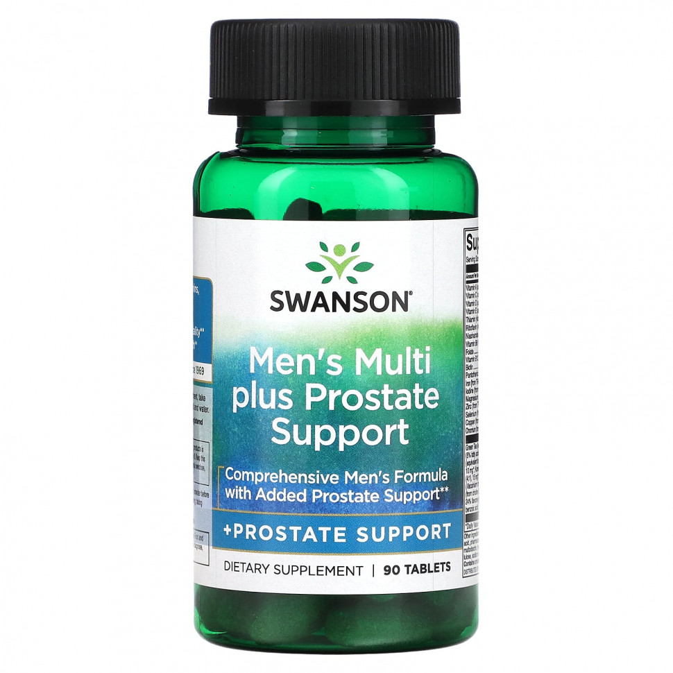 Swanson, Men's Multi Plus Prostate Support, 90 таблеток SWV-01797
