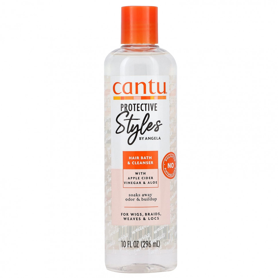 Cantu, Styles Protective By Angela, средство для ванны и очищения, 296 мл (10 жидк. Унций) CTU-94375