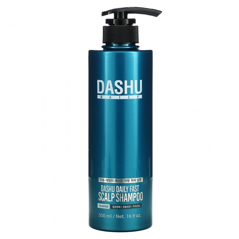 Dashu, Daily Fast, шампунь для кожи головы, 500 мл (16,9 унции) DSH-27076