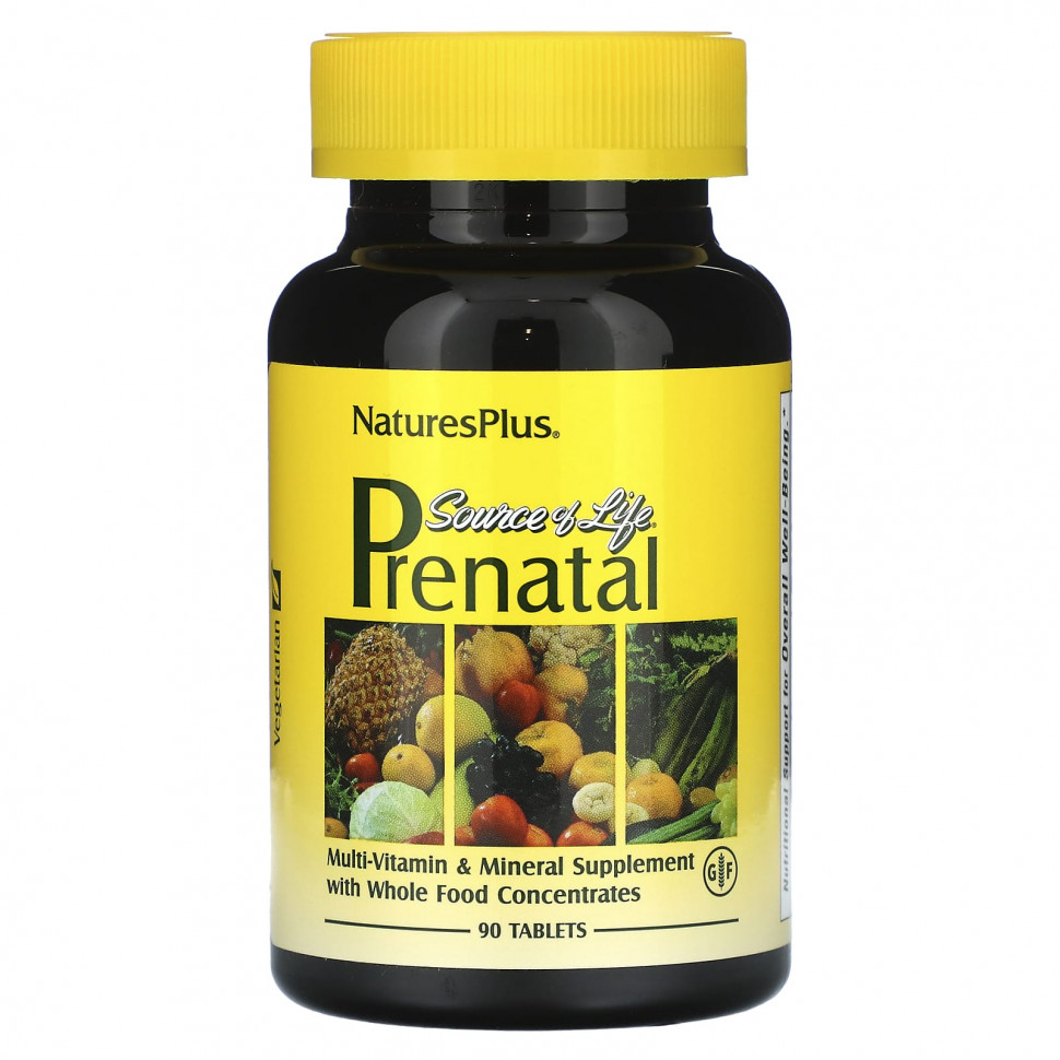 NaturesPlus, Source of Life Prental`` 90 таблеток NAP-03091