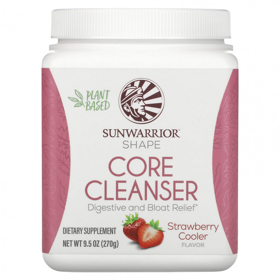 Sunwarrior, Shape, очищающее средство с клубникой, 270 г (9,5 унции) SUW-92020
