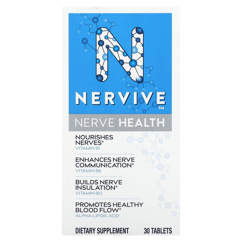 Nervive, Здоровье нервов, 30 таблеток NER-49115