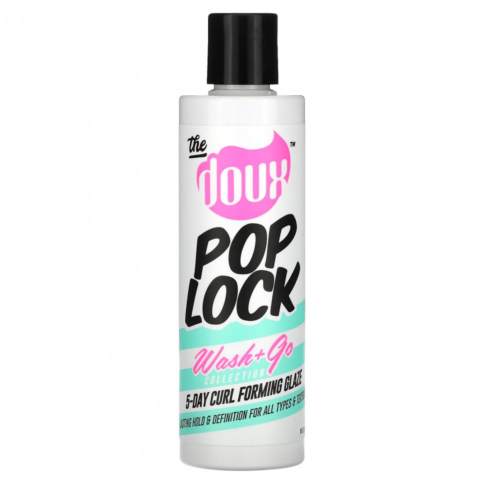 The Doux, Pop Lock, Wash & Go, 5-дневная глазурь для формирования локонов, 236 мл (8 жидк. Унций) DOU-70309
