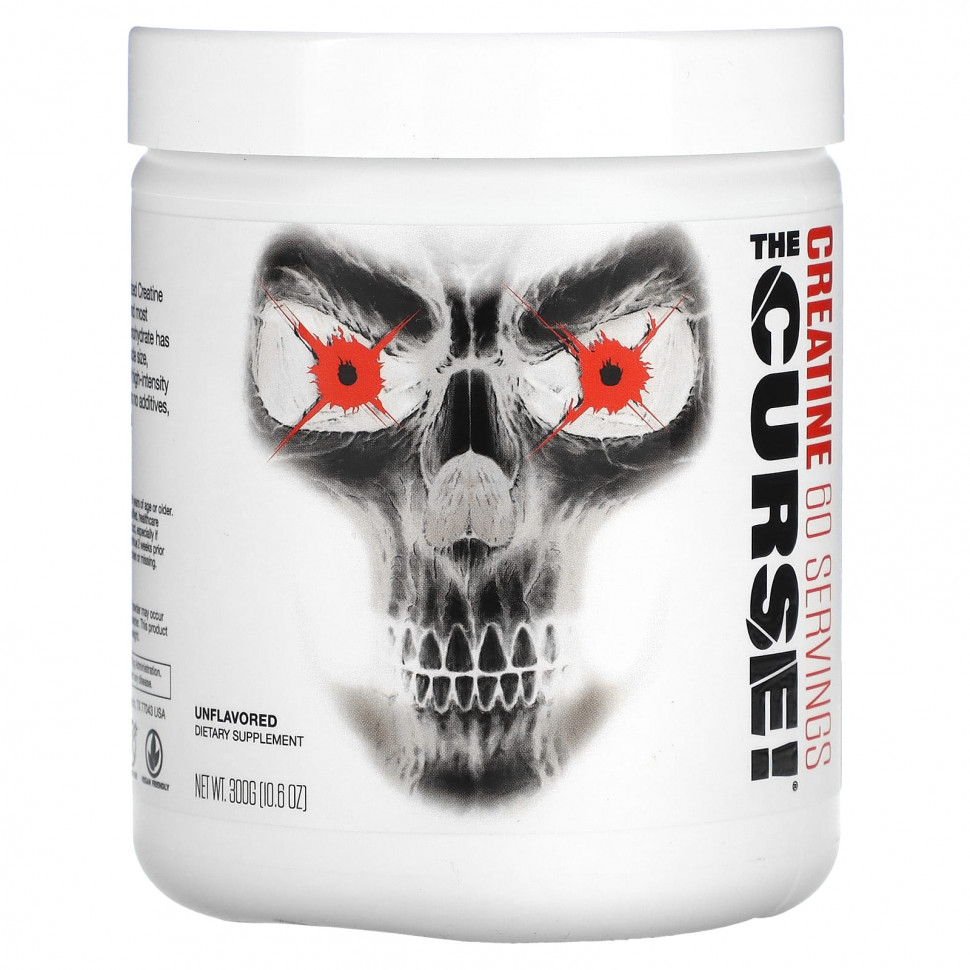 JNX Sports, The Curse, креатин, без добавок, 300 г (10,6 унции) COB-84930