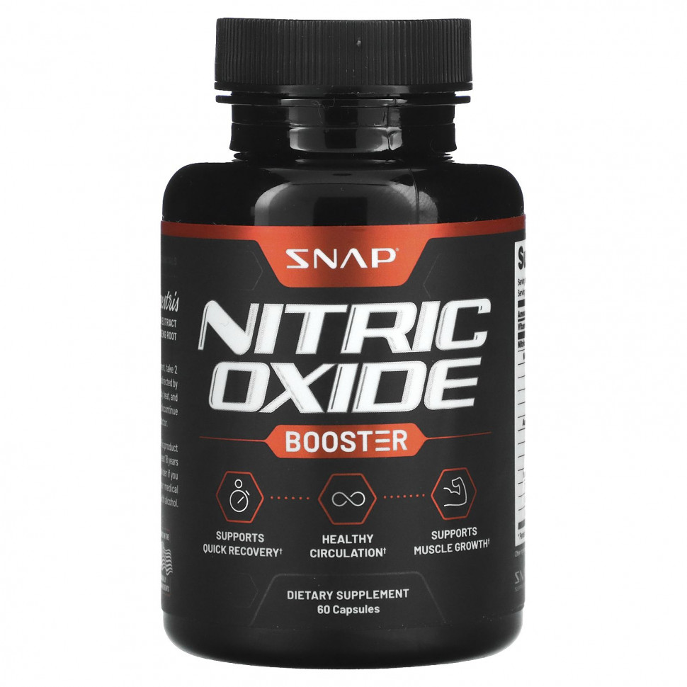 Snap Supplements, Усилитель оксида азота, 60 капсул NPP-25329