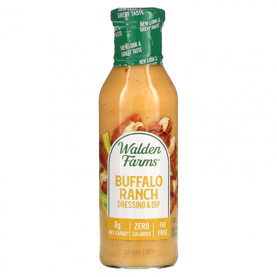 Walden Farms, Buffalo Ranch Dressing & Dip, 355 мл (12 жидк. Унций) Валдэн Фармс WAL-33127