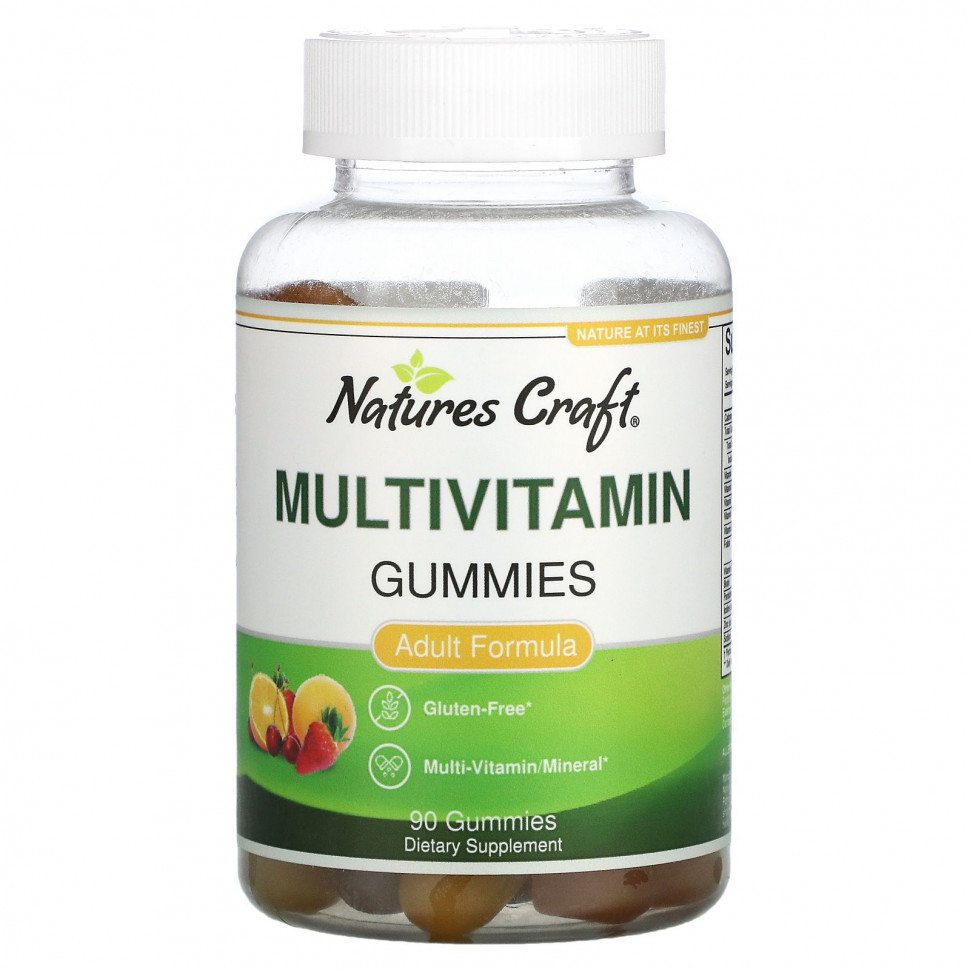 Natures Craft, Мультивитаминные жевательные таблетки, 90 жевательных таблеток NCA-59902