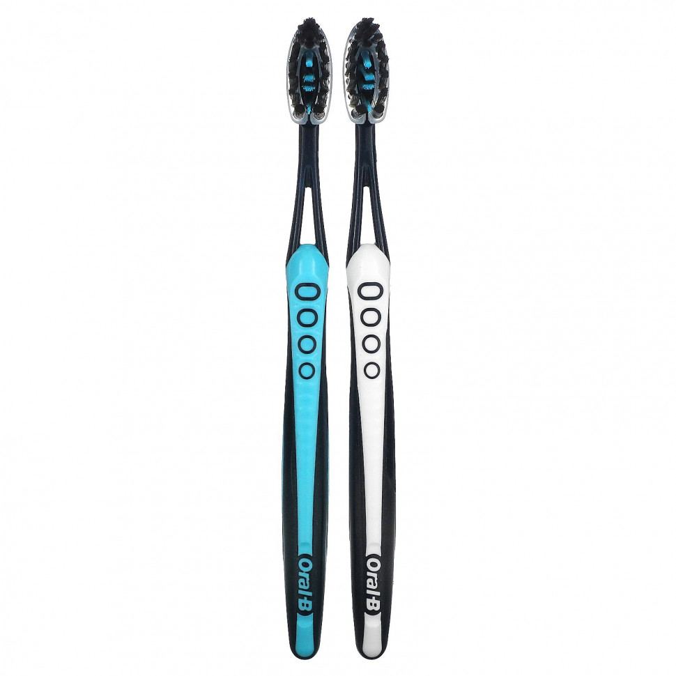 Oral-B, Угольная зубная щетка Pro-Flex, средний размер, 2 шт. В упаковке ORL-10835