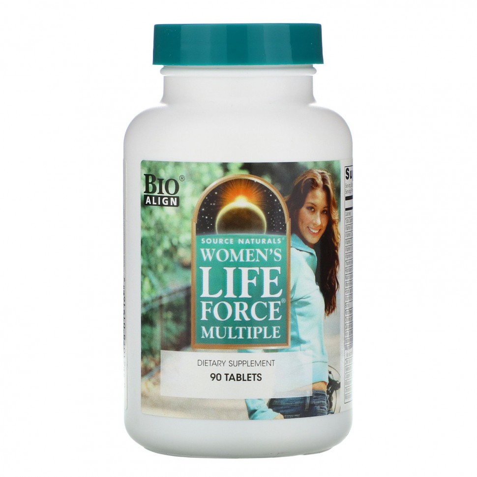 Source Naturals, Мультивитамины для женщин «Life Force», 90 таблеток SNS-01916