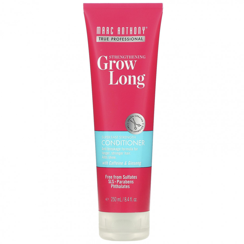 Marc Anthony, Strengthening Grow Long, быстродействующий укрепляющий кондиционер для волос, 250 мл (8,4 жидк. унции) Марк Энтони MCN-60023